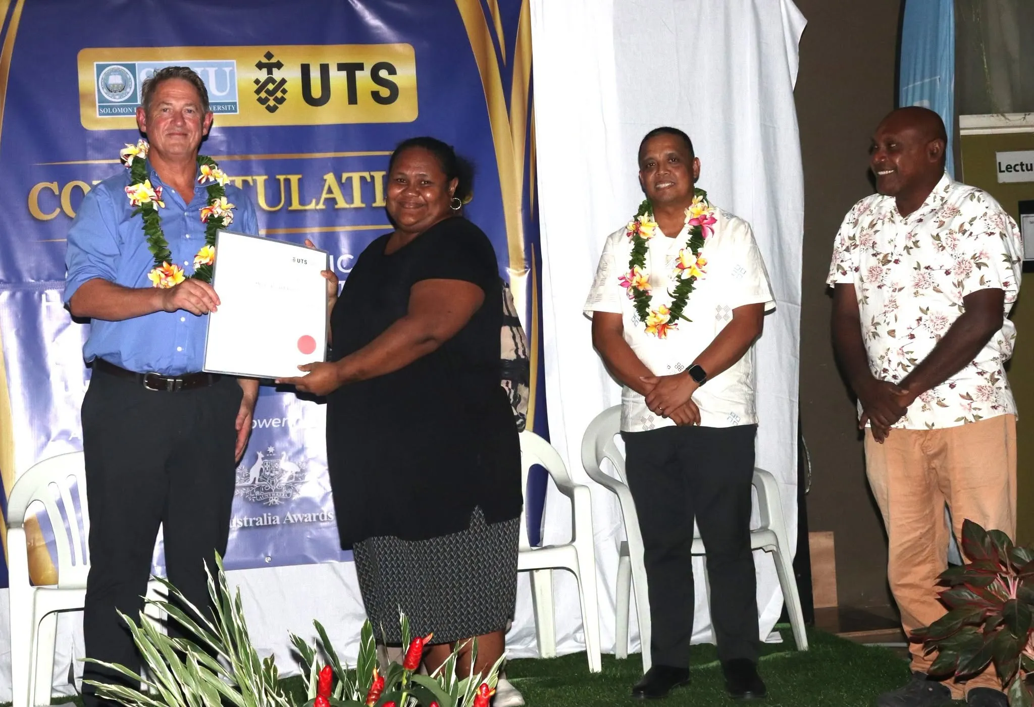 Australia awards Short Course for SINU